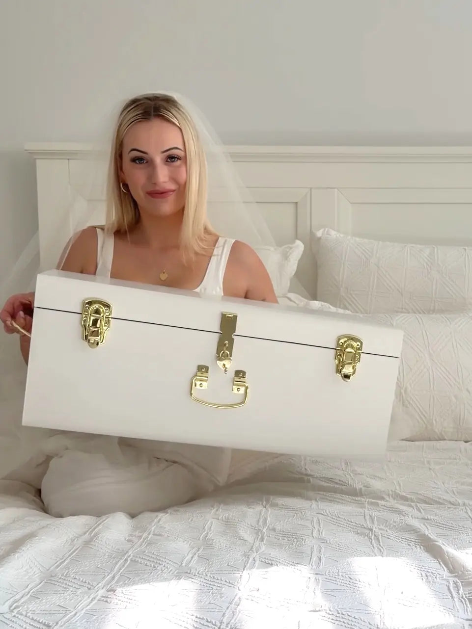 Luxe Bridal Keepsake Box & Storage Trunk | Wedding Storage Chest Keeprr Keeprr Co Luxe Bridal Keepsake Box & Storage Trunk | Wedding Storage Chest Keeprr Keeprr Co