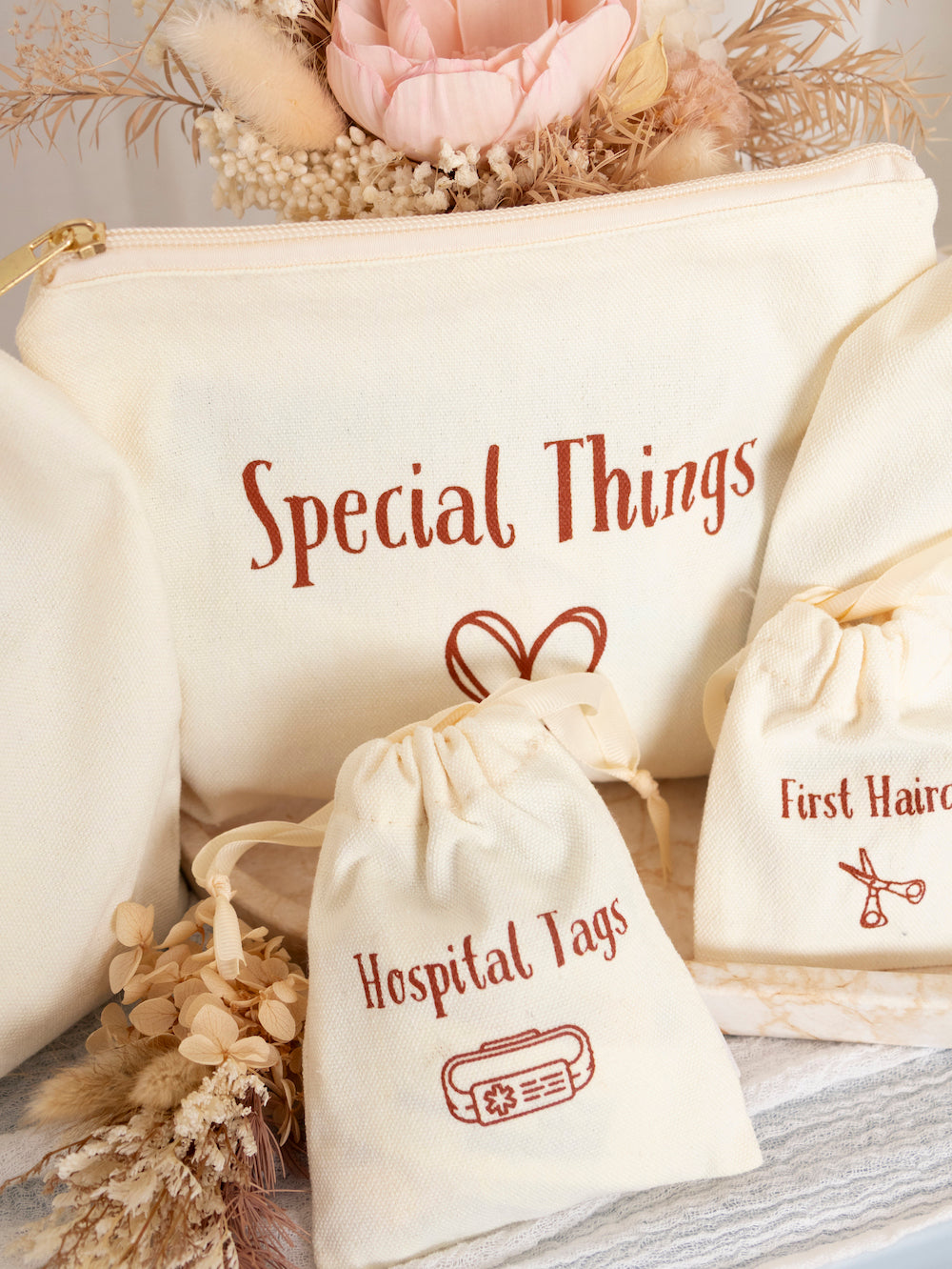 Baby Keepsake Bag Set
