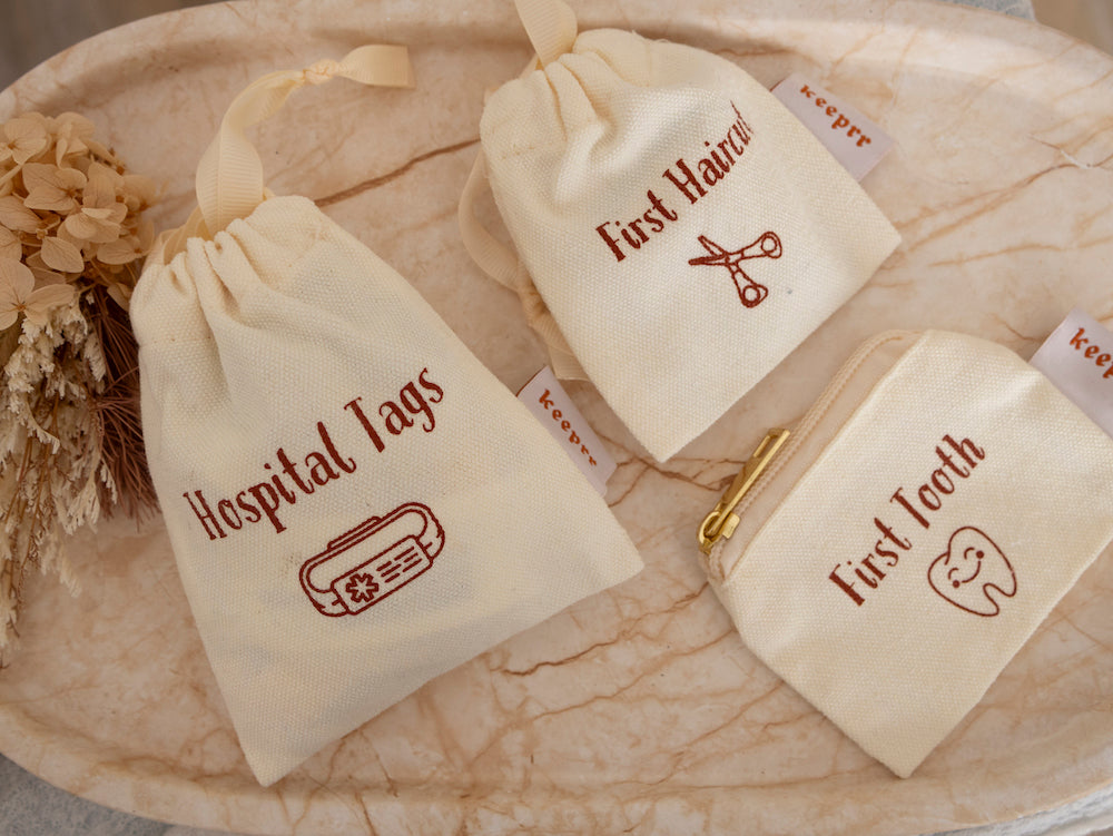 Baby Keepsake Bag Set
