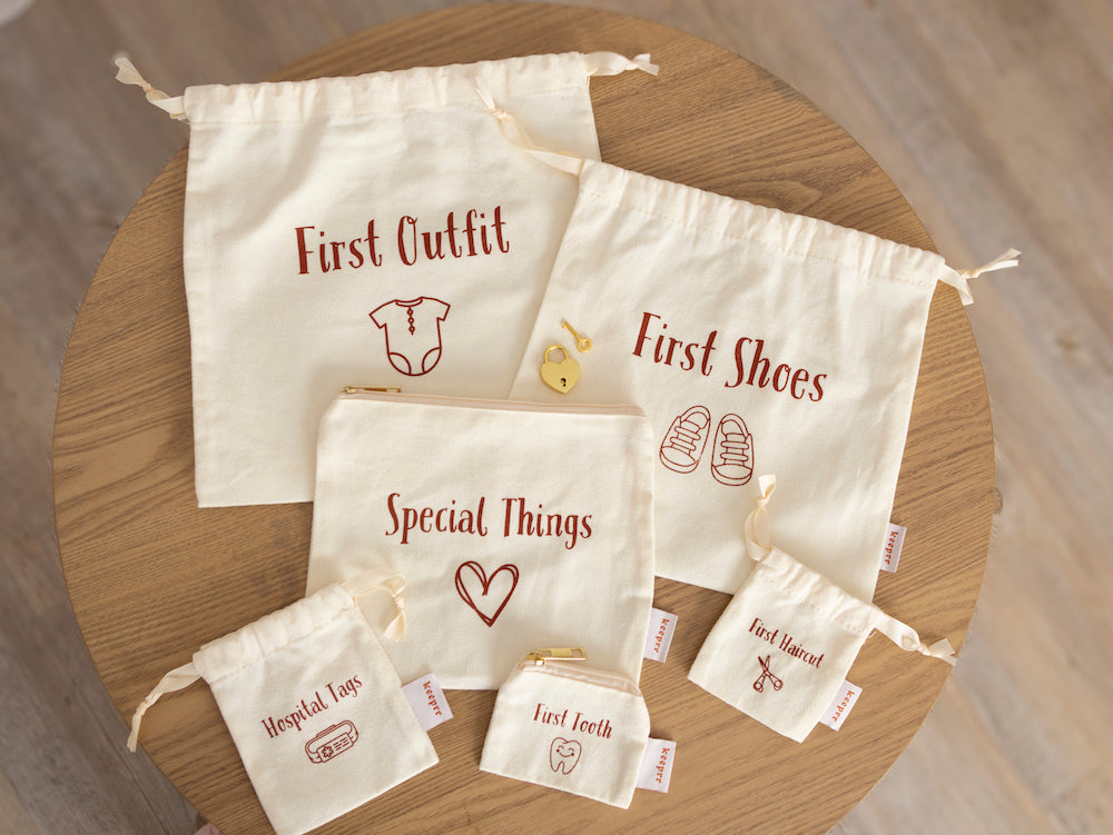 Baby Keepsake Bag Set