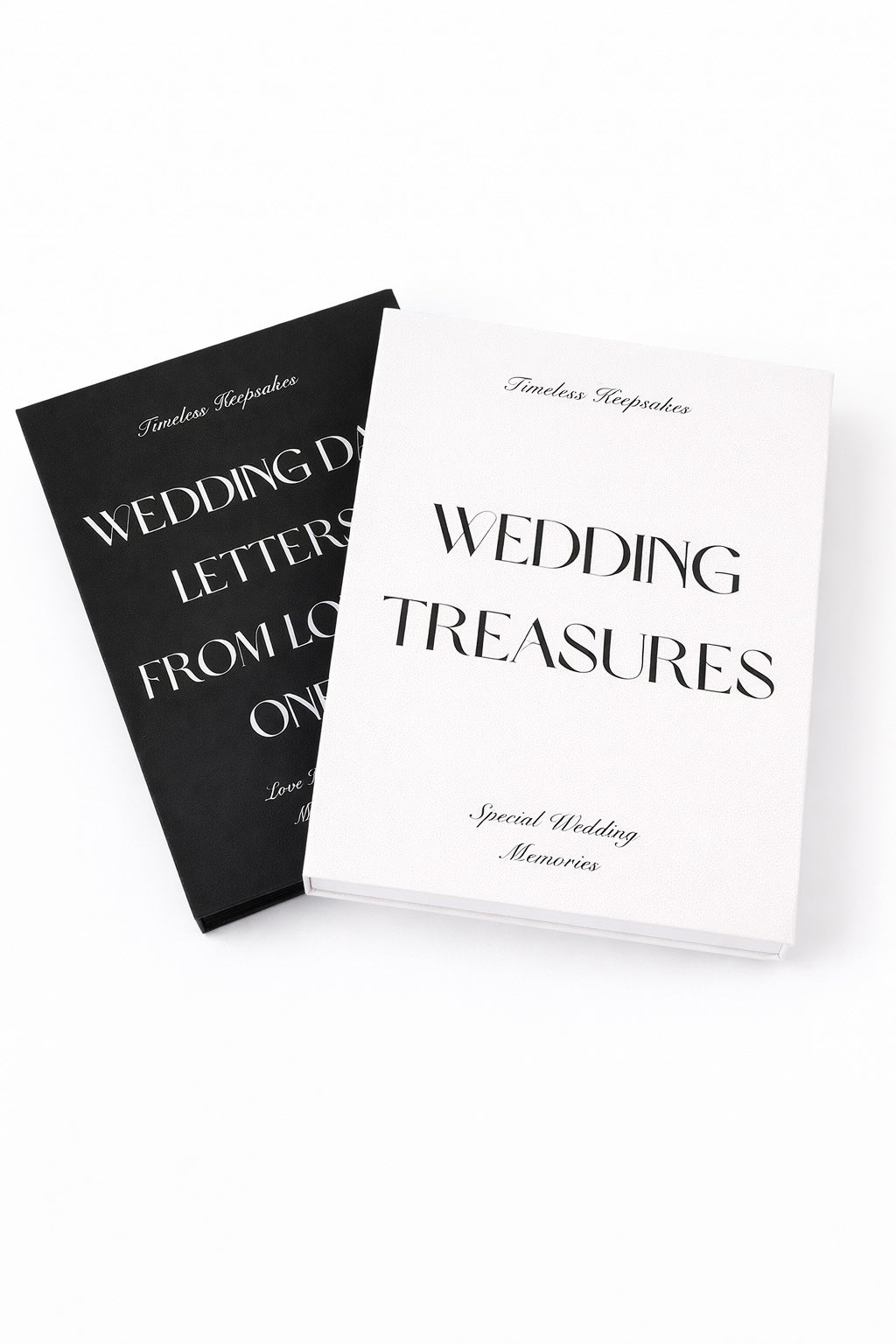 Linen Wedding Keepsake Book Box